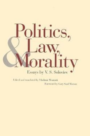 Cover of Politics, Law, and Morality