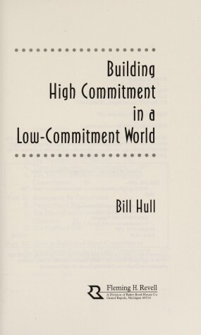 Book cover for Building High Commitment in a Low-commitment World