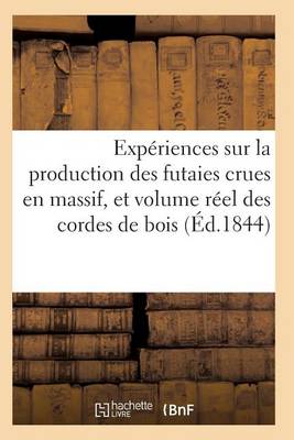 Cover of Production Des Futaies Crues En Massif, Et Sur Le Volume Réel Des Cordes de Bois