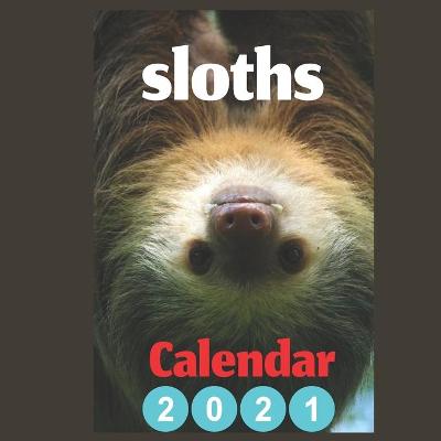Book cover for Calendar 2021 sloths