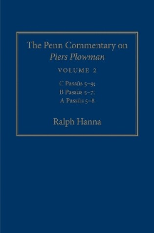 Cover of The Penn Commentary on Piers Plowman, Volume 2