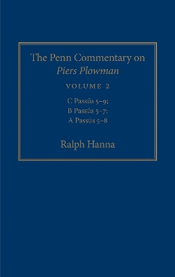 Book cover for The Penn Commentary on Piers Plowman, Volume 2