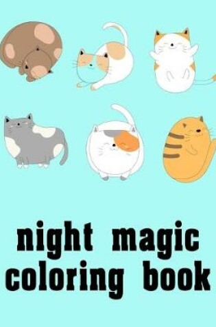 Cover of night magic coloring book