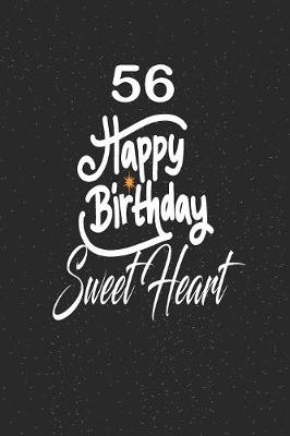 Book cover for 56 happy birthday sweetheart