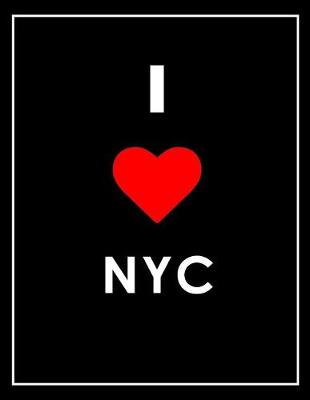 Book cover for I Love NYC Notebook