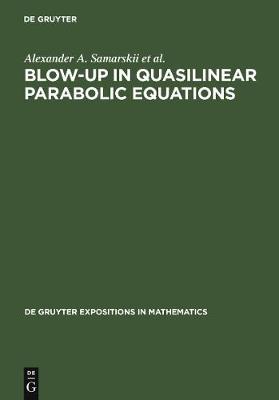 Book cover for Blow-Up in Quasilinear Parabolic Equations