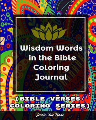 Book cover for Wisdom Words in the Bible Coloring Journal