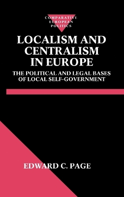 Book cover for Localism and Centralism in Europe