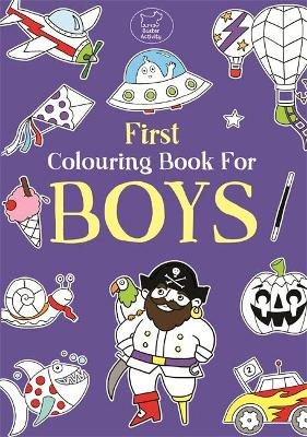 Book cover for First Colouring Book For Boys