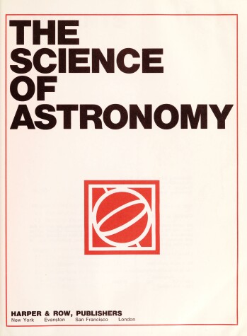 Book cover for Science of Astronomy