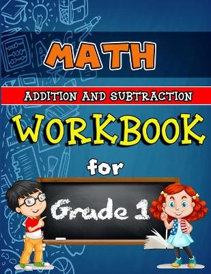 Book cover for Math Workbook for Grade 1 Full Colored