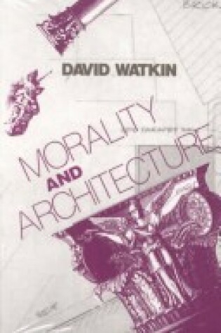 Cover of Morality and Architecture