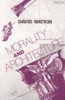 Book cover for Morality and Architecture