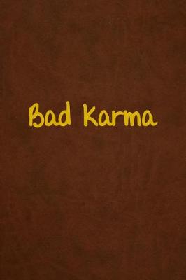 Book cover for Bad Karma