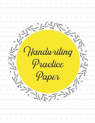 Book cover for Handwriting Practice Paper