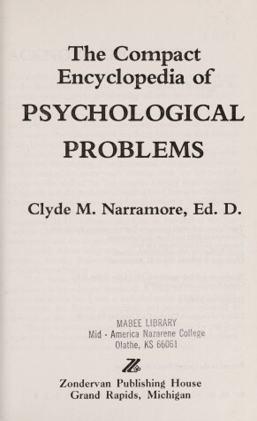 Book cover for The Compact Encyclopedia of Psychological Problems