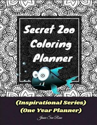 Book cover for Secret Zoo Coloring Planner