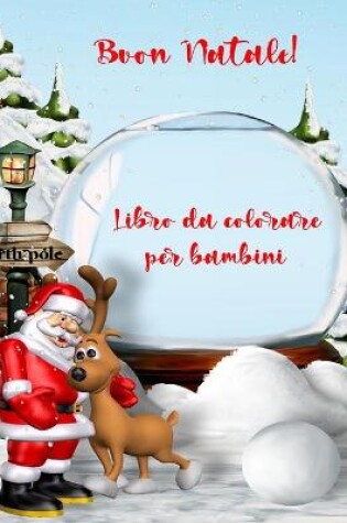 Cover of Libro da colorare di Natale per bambini