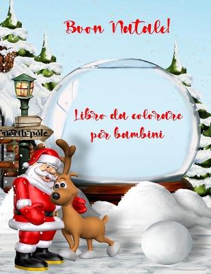 Cover of Libro da colorare di Natale per bambini