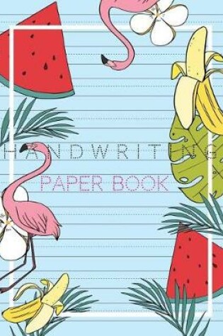 Cover of Handwriting Paper Book