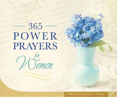 Book cover for 365 Power Prayers for Women Perpetual Calendar