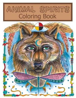 Book cover for Animal Sprits Coloring Book