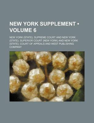 Book cover for New York Supplement (Volume 6)