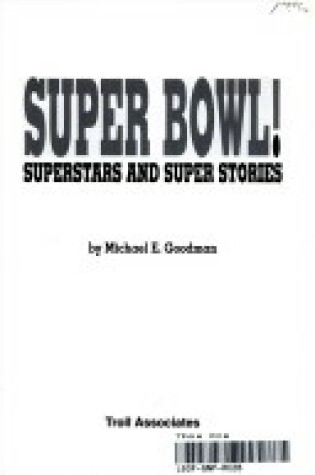 Cover of Super Bowl!