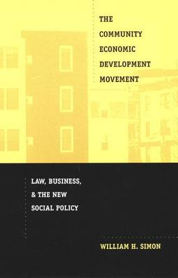Book cover for Community Economic Development Movement
