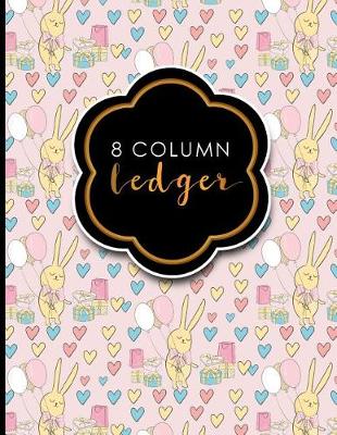 Book cover for 8 Column Ledger