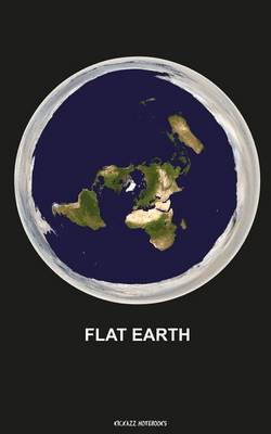 Book cover for Flat Earth Plane - Lined notebook