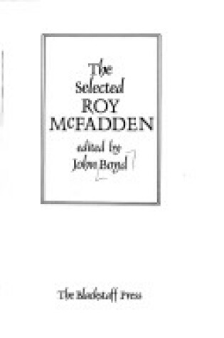 Cover of The Selected Roy McFadden