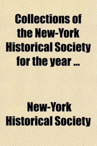 Cover of Collections of the New-York Historical Society for the Year (Volume 80)