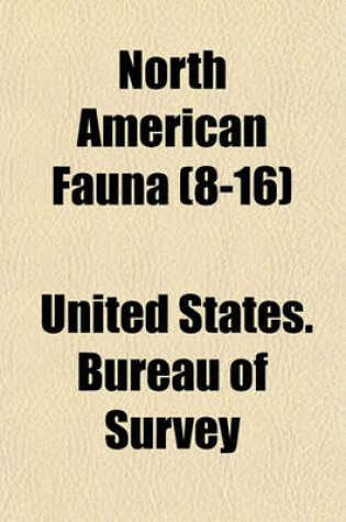 Cover of North American Fauna (8-16)