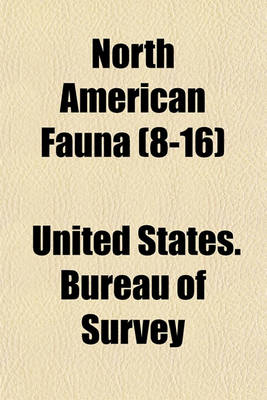 Book cover for North American Fauna (8-16)