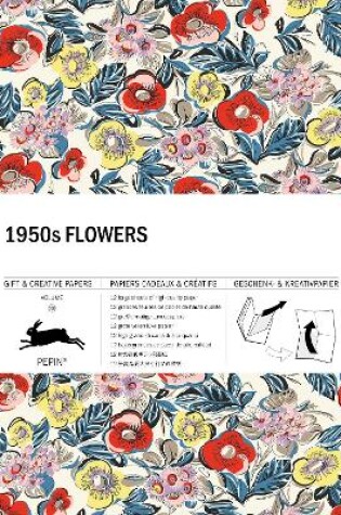 Cover of 1950s Flowers: Gift & Creative Paper Book Vol 108