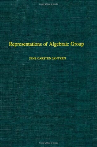 Cover of Representations of Algebraic Groups