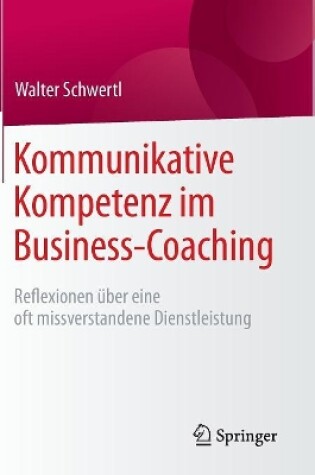 Cover of Kommunikative Kompetenz im Business-Coaching