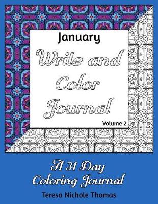 Cover of January Write and Color Journal - Volume 2