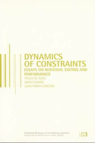 Cover of Dynamics of Constraints