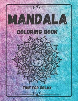 Book cover for Mandala coloring book