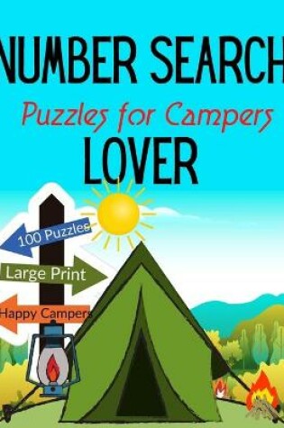 Cover of Number Search Puzzles for Campers lover