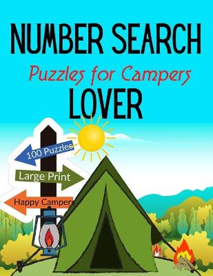 Book cover for Number Search Puzzles for Campers lover