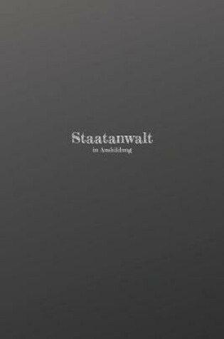 Cover of Staatanwalt in Ausbildung