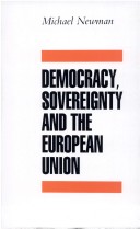 Book cover for Democracy and Sovereignty in the European Community