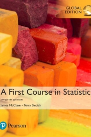 Cover of A First Course in Statistics, Global Edition
