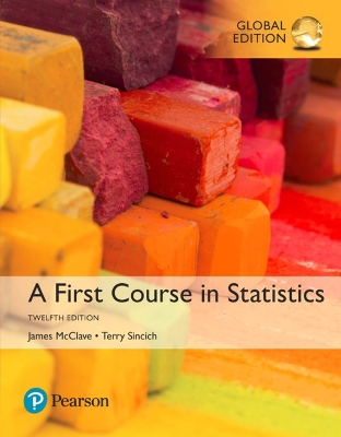 Book cover for A First Course in Statistics, Global Edition