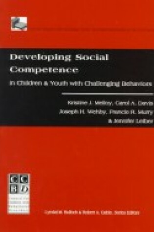 Cover of Developing Social Competence in Children and Youth with Challenging Behaviors