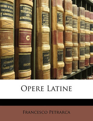 Book cover for Opere Latine