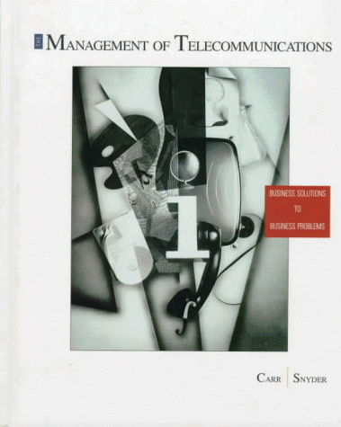 Book cover for Management of Business Telecommuni